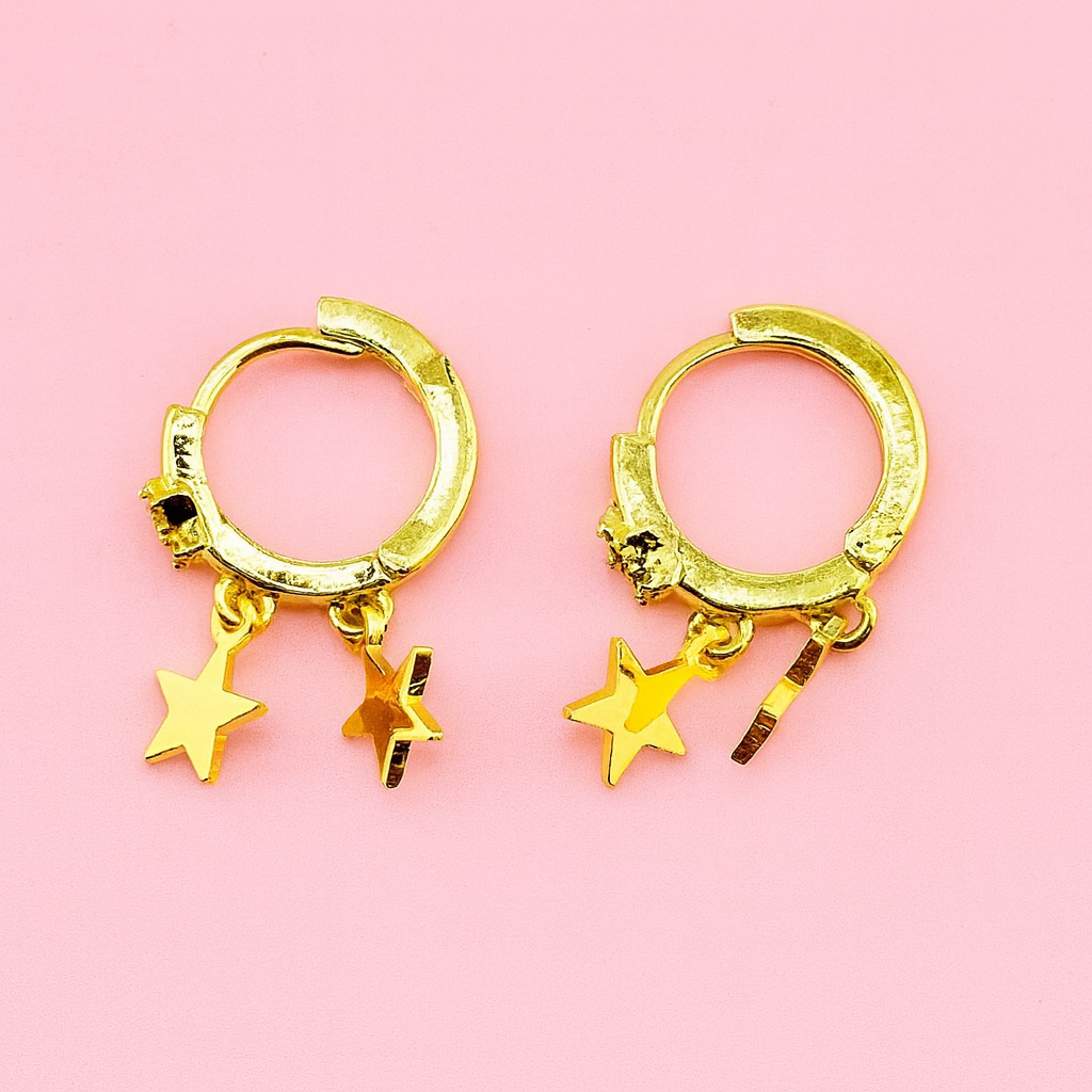 Twinkle light 18k gold filled dangle earrings