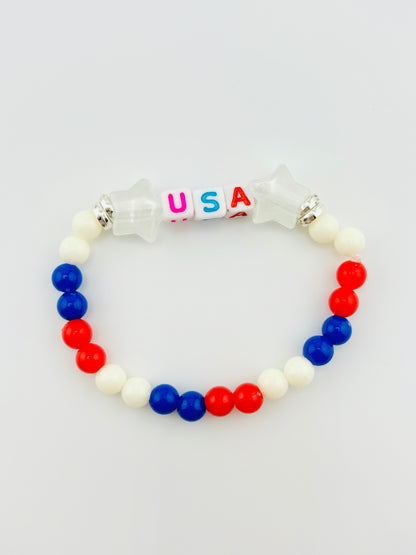 4th of July bracelet