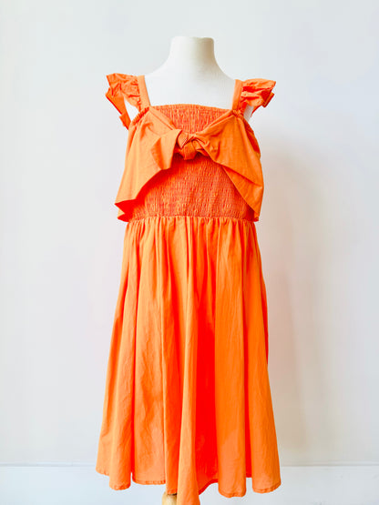 Amber orange sundress for girls