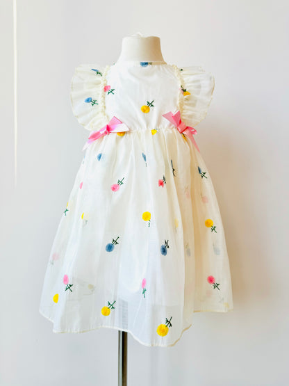 Willow floral embroider dress for little girls