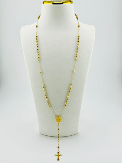 Alaina rosary in stainless steel