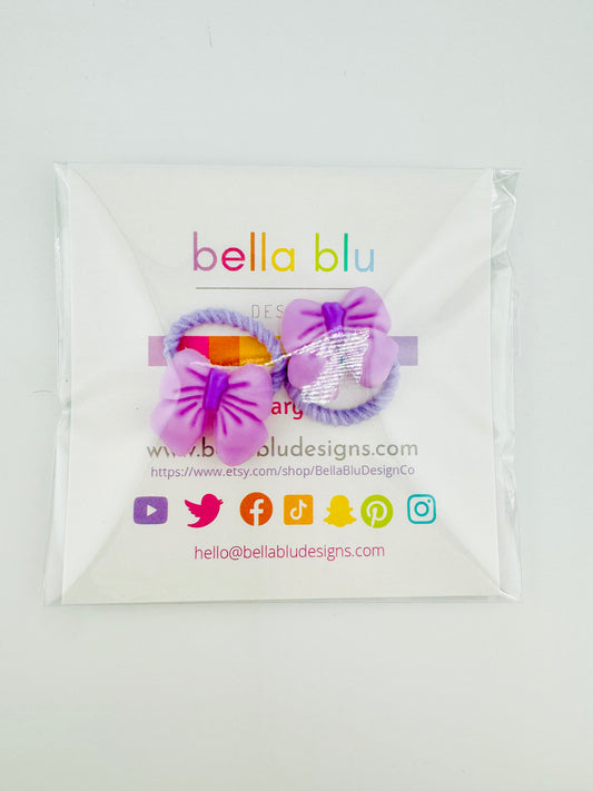 Coquete lavender hair ties