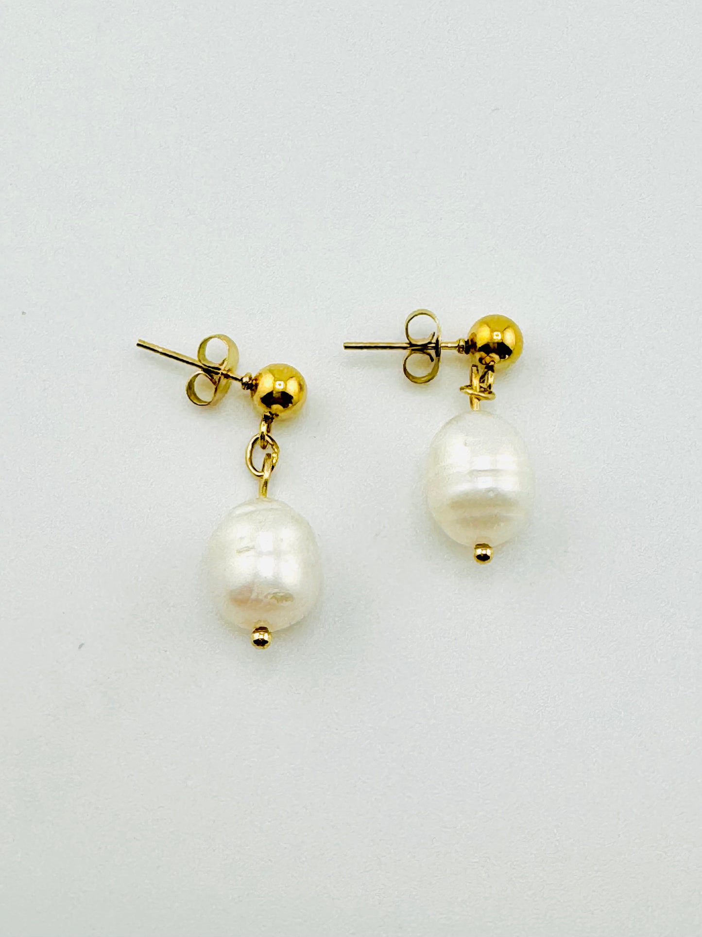 Dangling 18k gold filled earrings