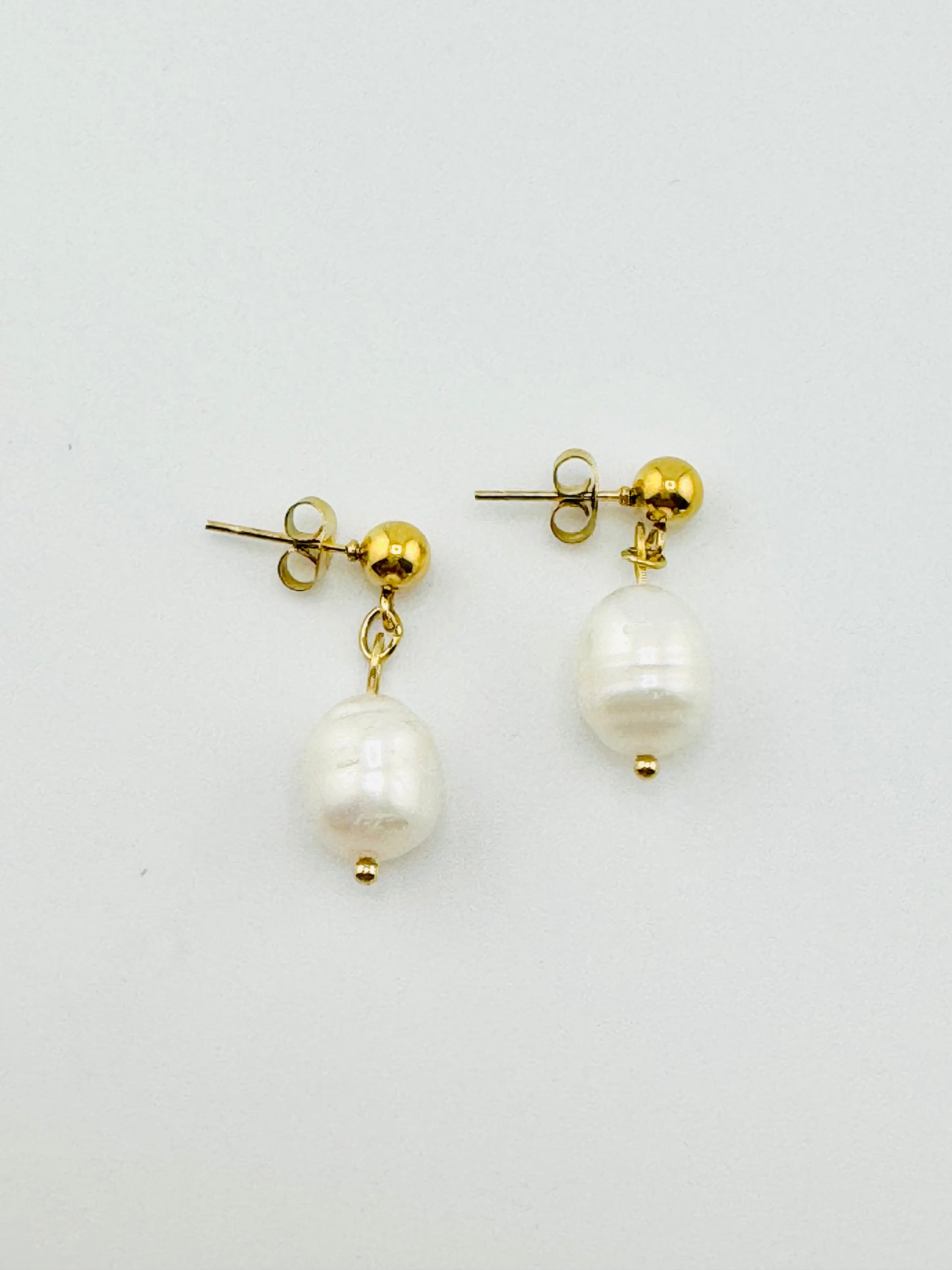 Dangling 18k gold filled earrings