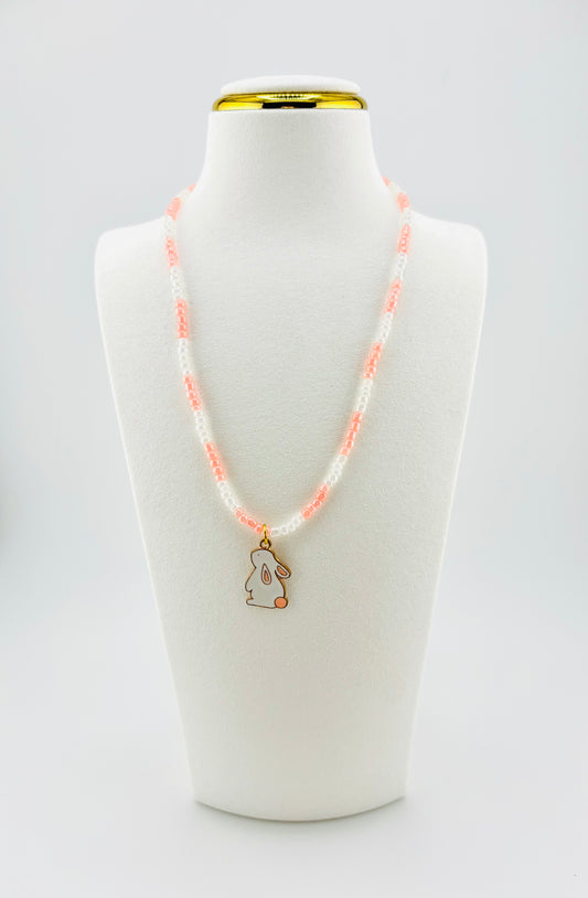 Riley rabbit necklace