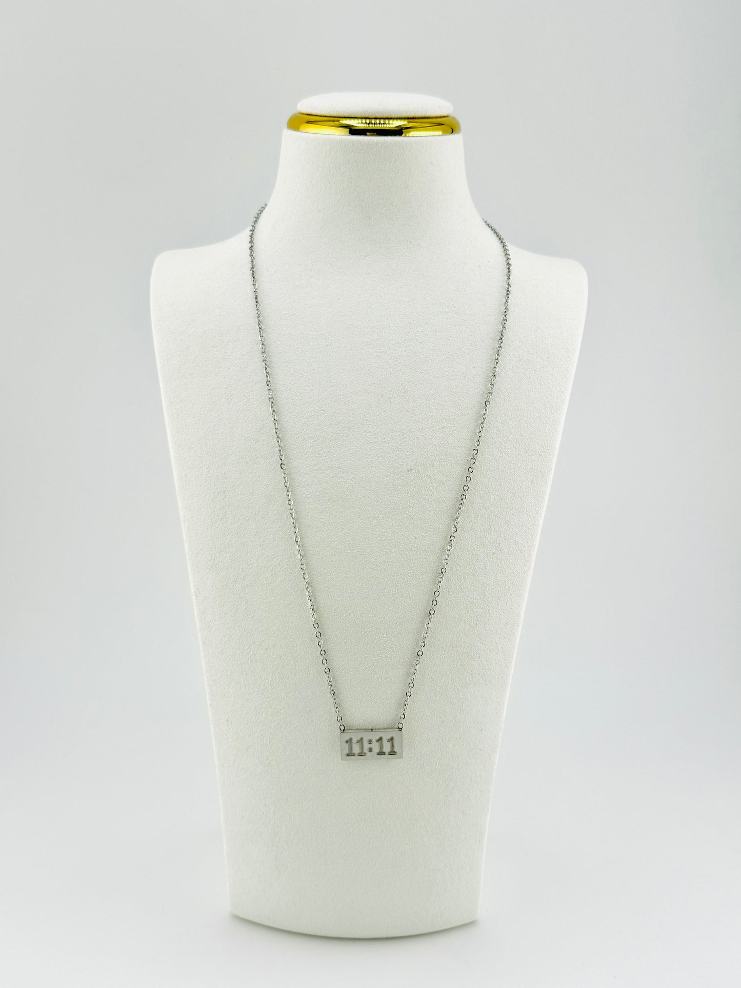 11:11 silver Necklace