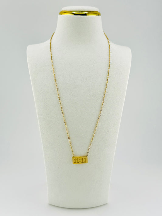 11:11 18k gold filled  Necklace