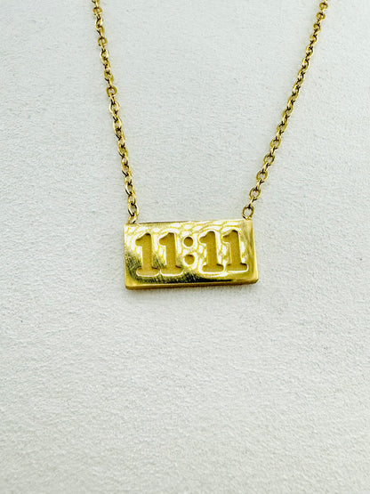 11:11 18k gold filled  Necklace