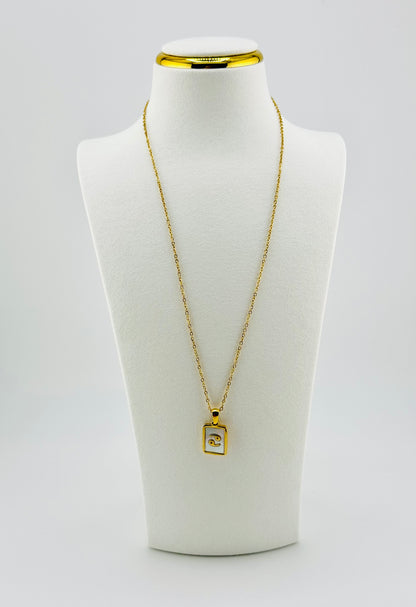 Cancer gold filled zodiac sign necklace
