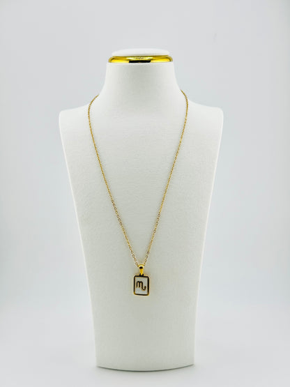 Scorpio gold filled zodiac sign necklace