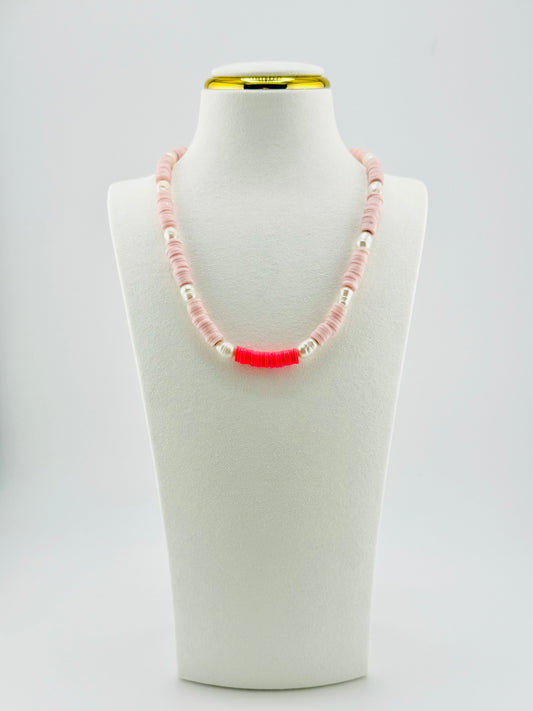 fresh water pearl pink necklace