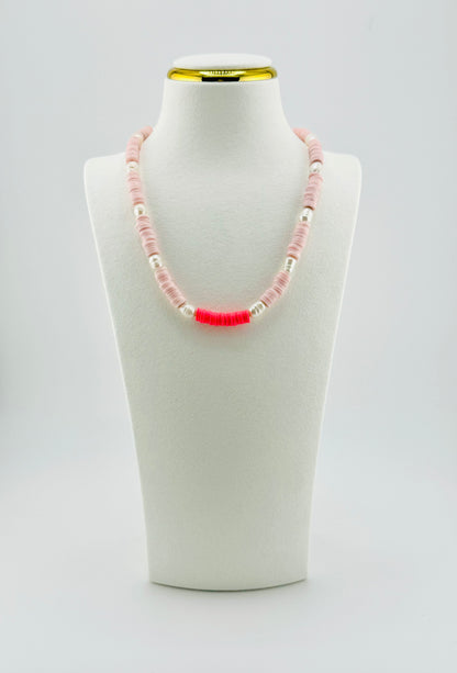 fresh water pearl pink necklace