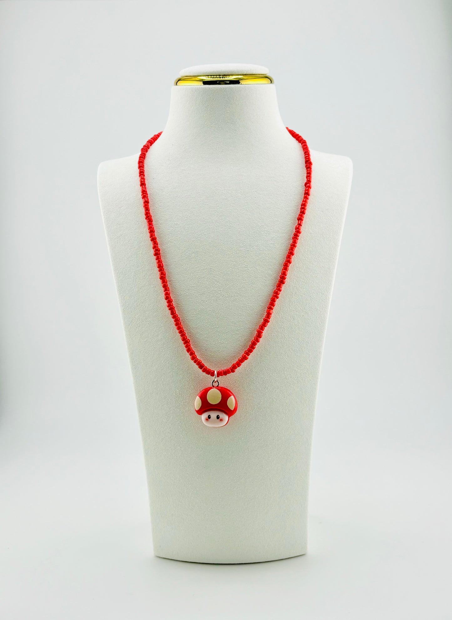 Mario Brothers red necklace