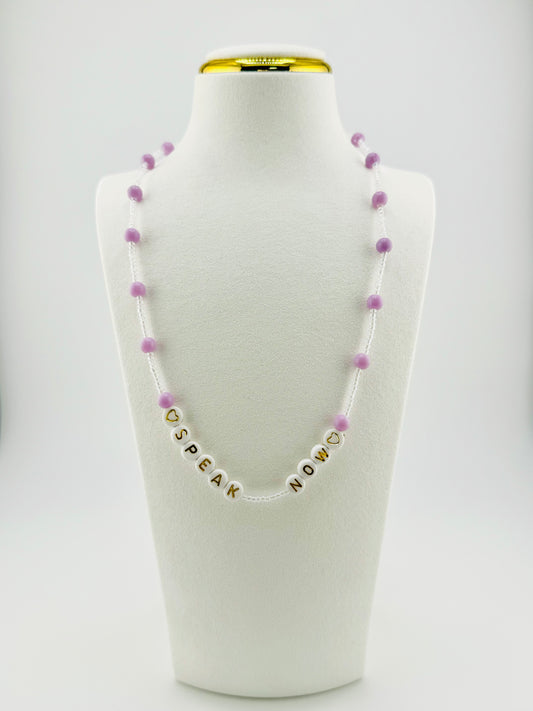 Speak now Taylor Swift inspired necklace