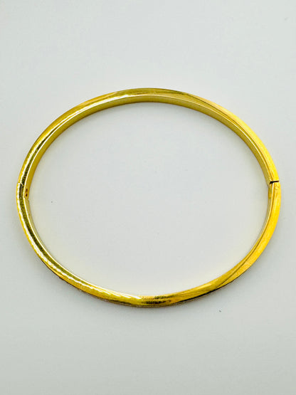 Autumn stainless steel bangle bracelet