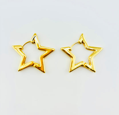 Starlight 18k Peruvian gold filled earrings