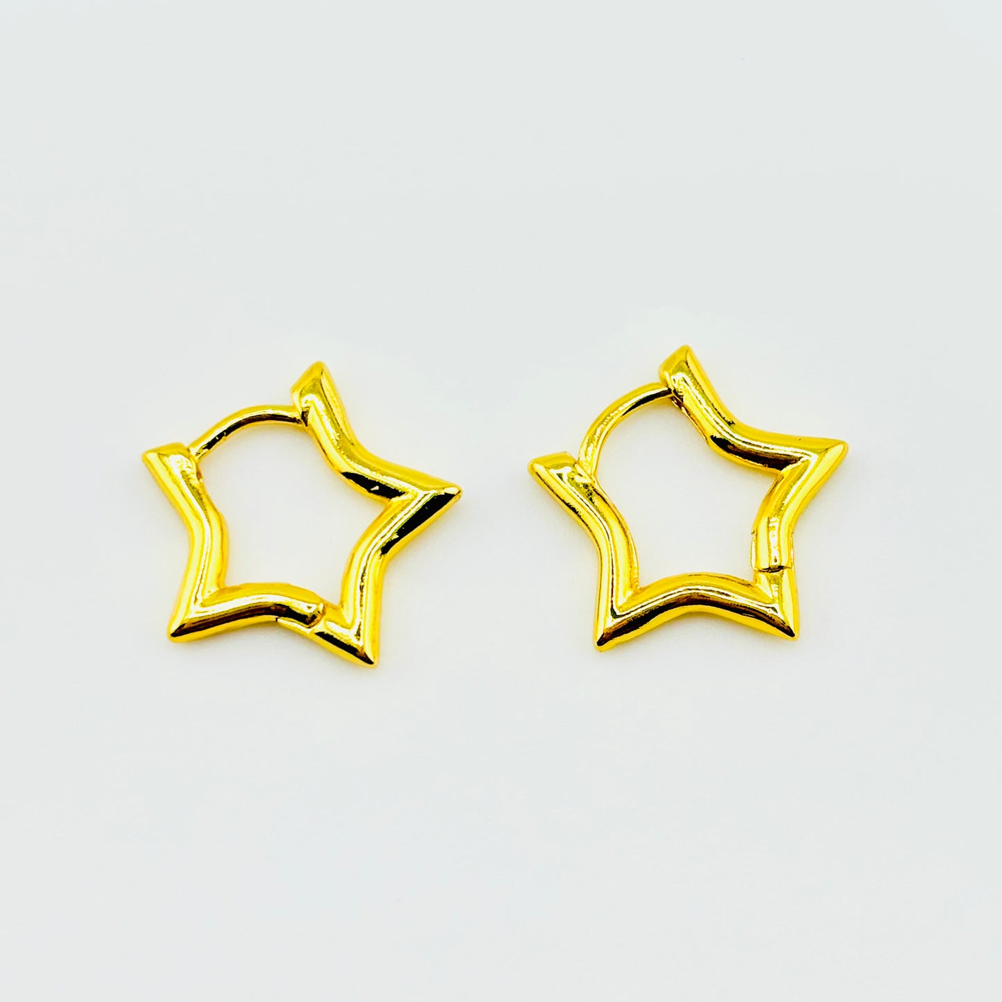 You shine Peruvian 18k gold filled earrings