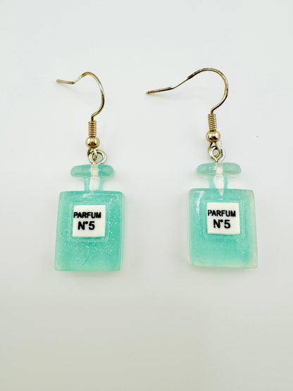 Skylar sterling silver perfume bottle earrings