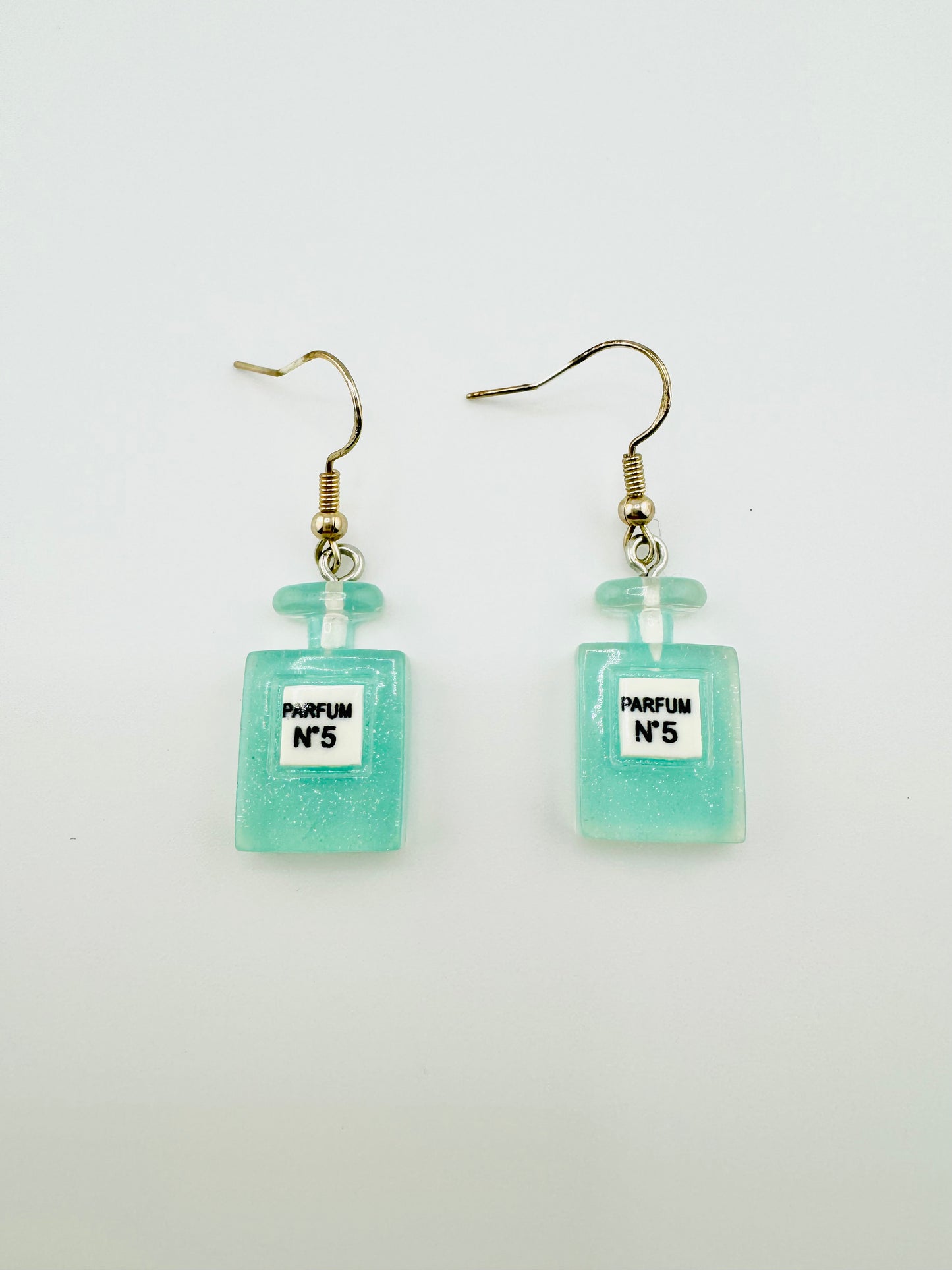 Skylar sterling silver perfume bottle earrings