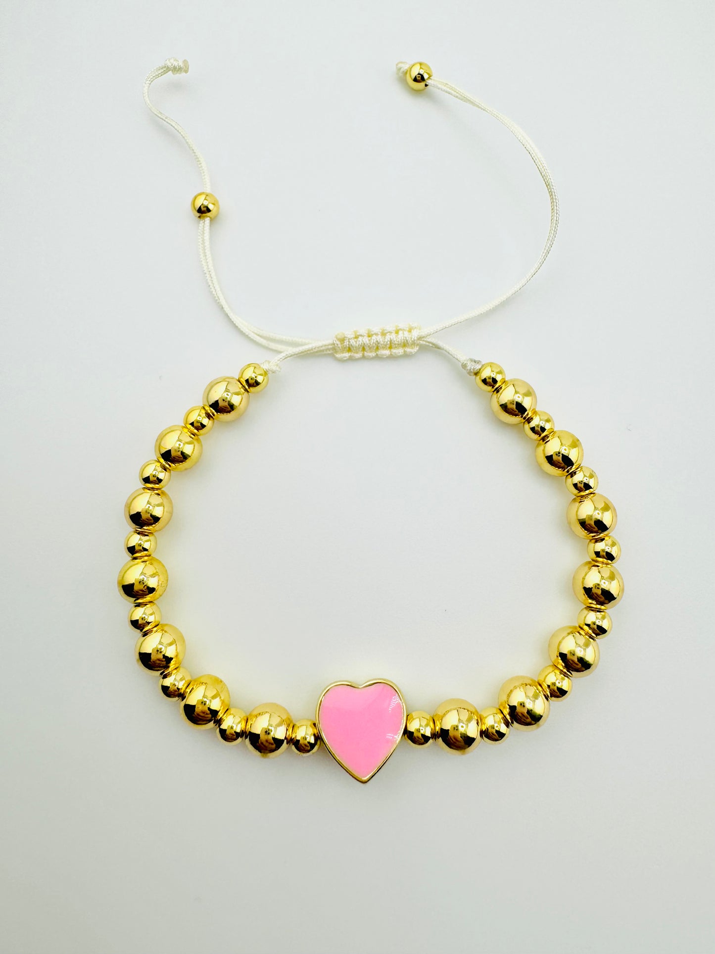 Arya soft pink 18k gold filled bracelet