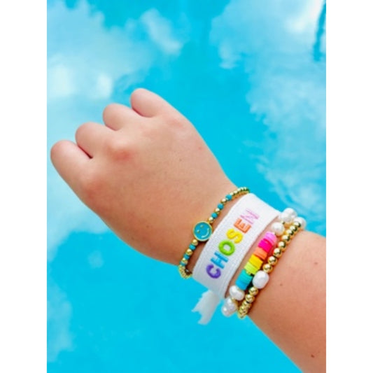 Chosen, Quinn in Teal, Harmony & Shiloh Bracelet Bundle | Adjustable Washable, Gold Filled & Freshwater Pearl Jewelry Set