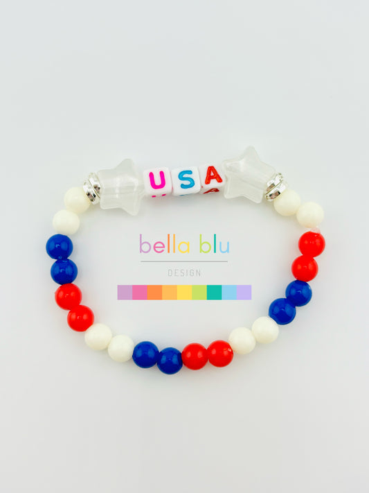 4th of July bracelet