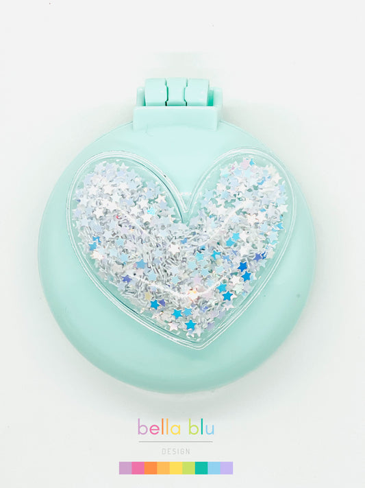 Mirror in light blue