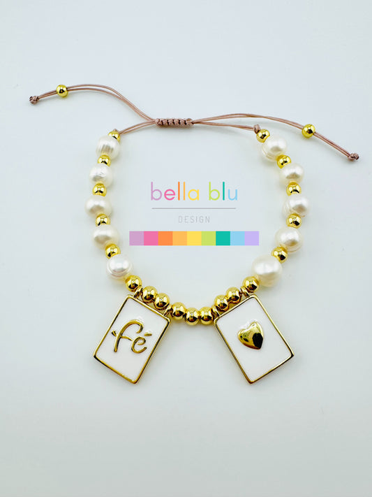 Madison fresh water gold filled bracelet